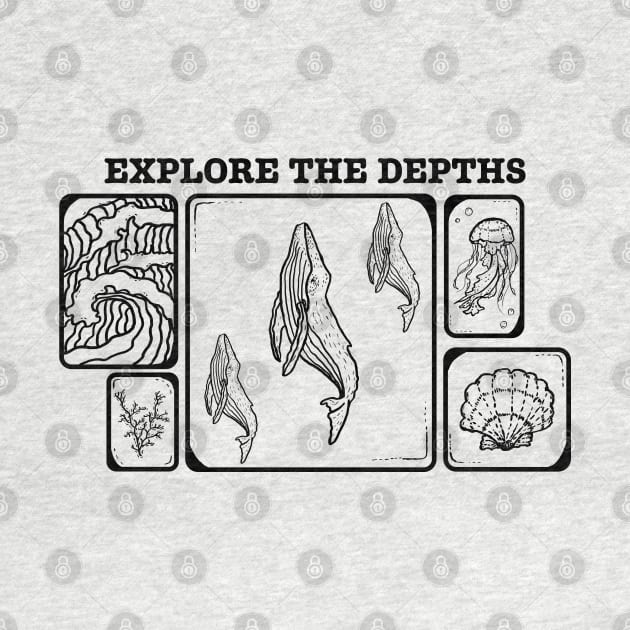 Explore The Depths by Karlsefni Design